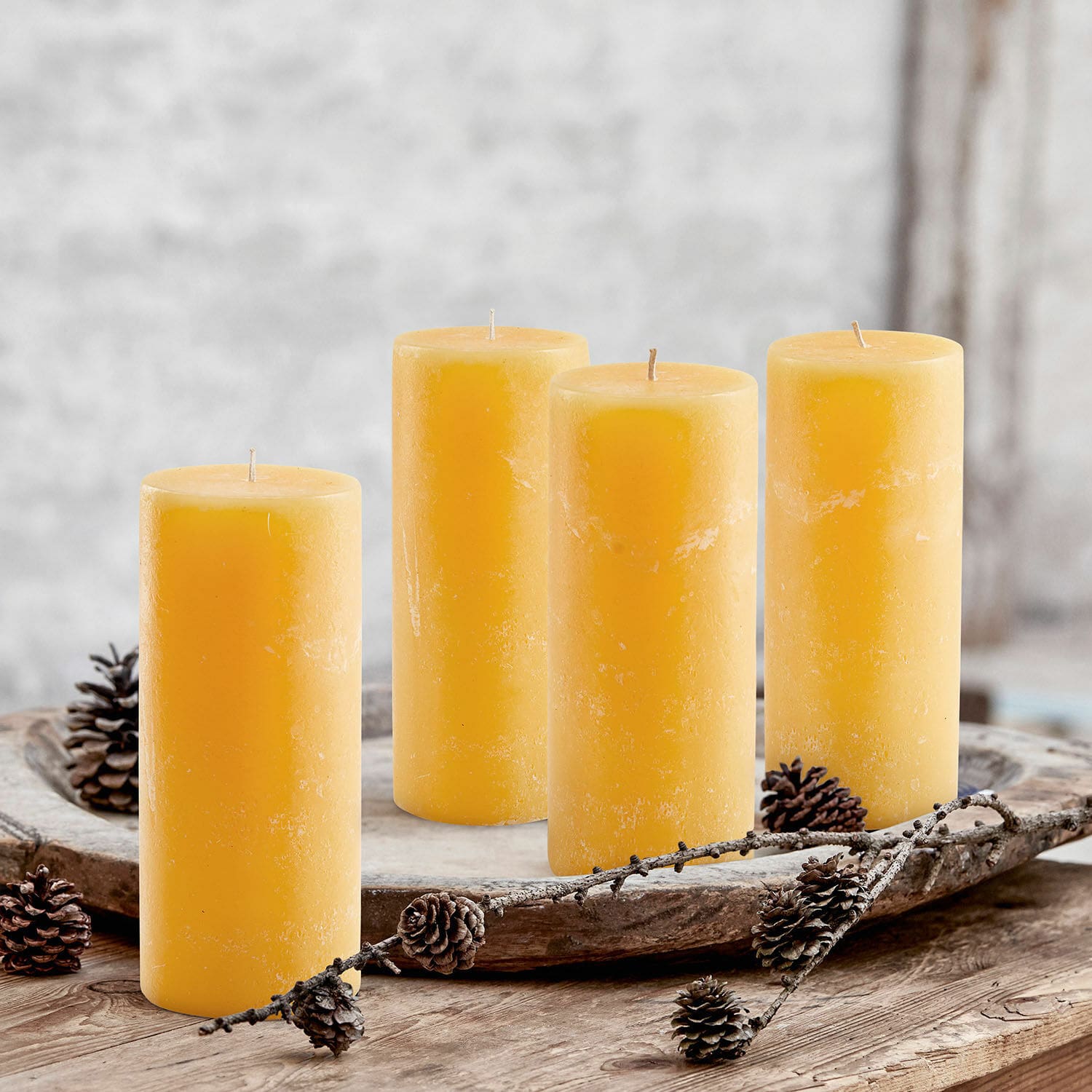 Lot de 4 bougies Homel