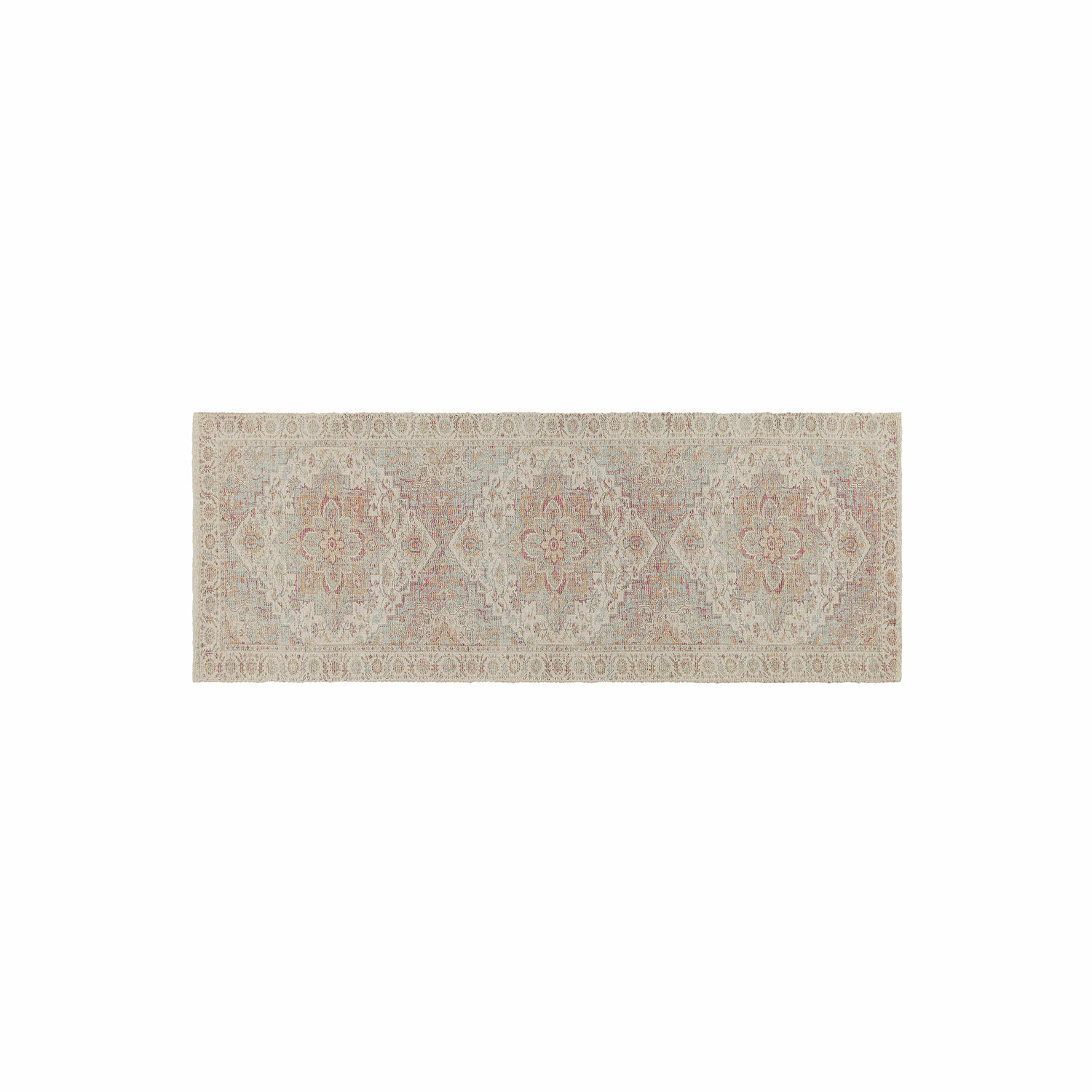 Tapis long Galavira Tapis beige à motif oriental délicat, matière douce, décoration intérieure élégante