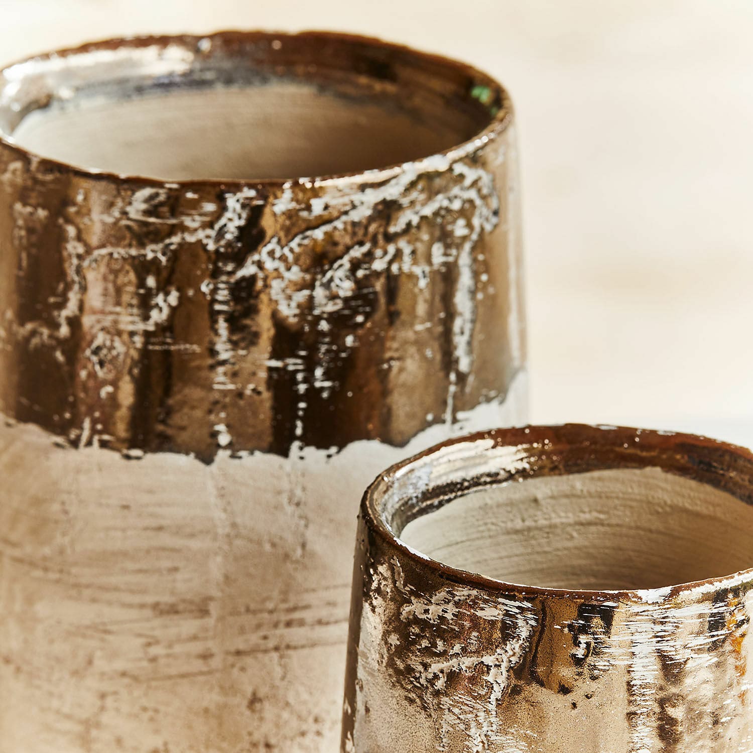 Lot de 2 vases Hafira