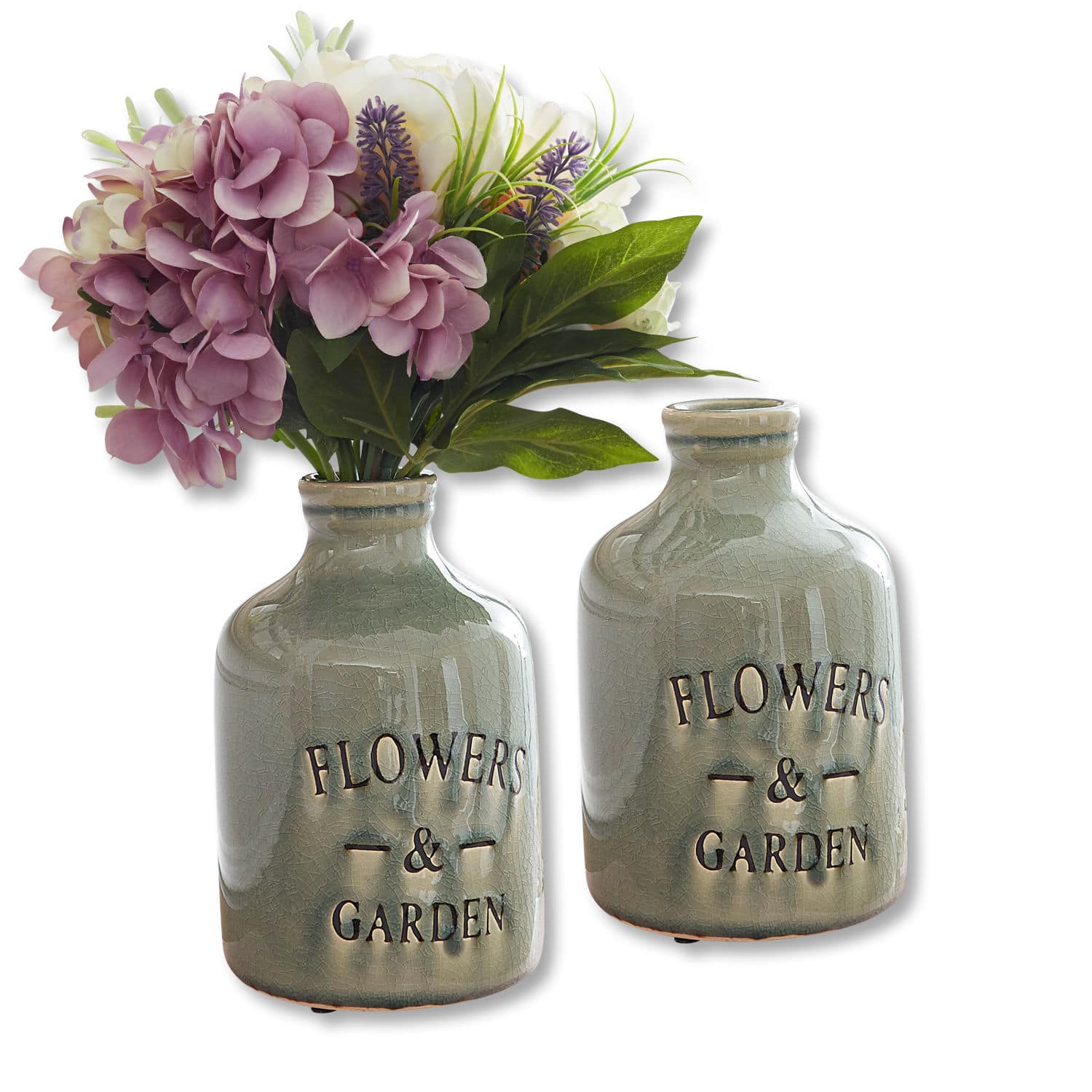 Lot de 2 vases Lukela