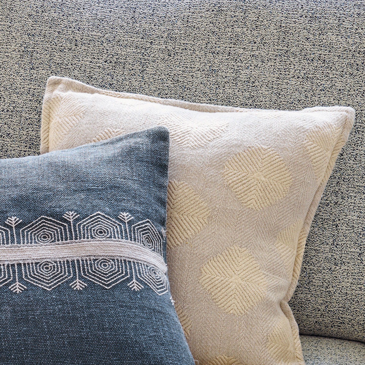 Lot de 2 housses de coussins Mayet