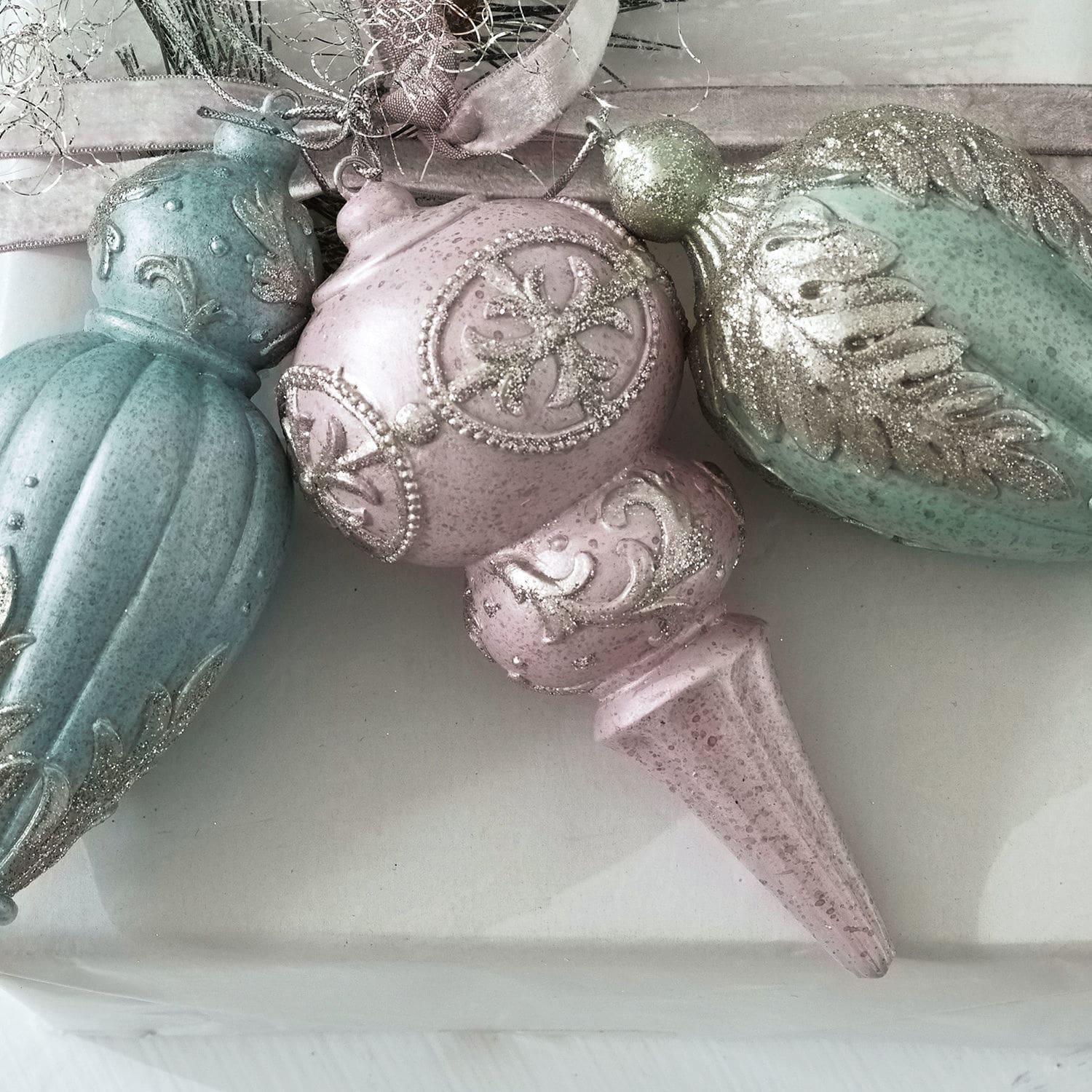 Lot de 3 suspensions de Noël Blaye