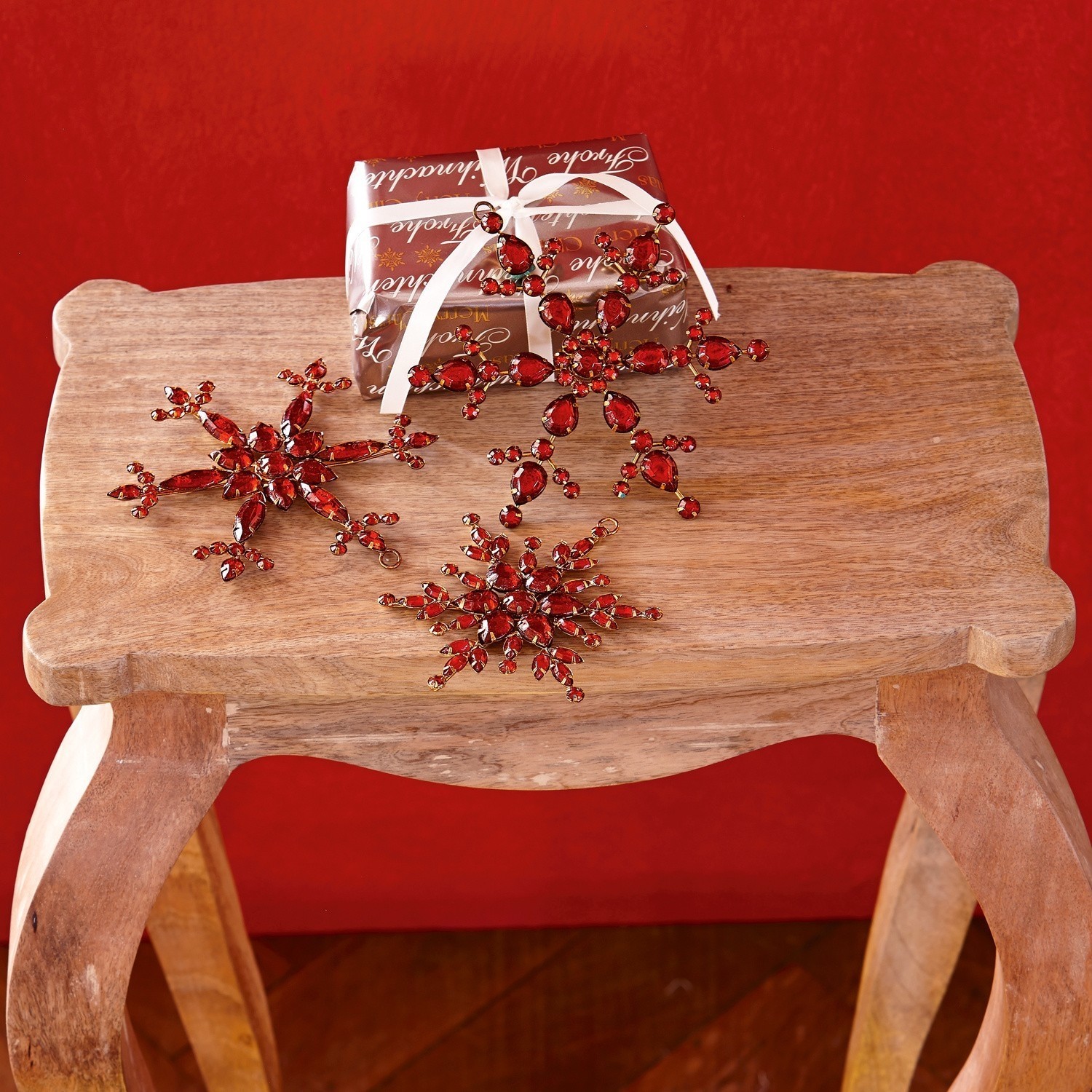 Lot de 3 décorations de Noël Selia