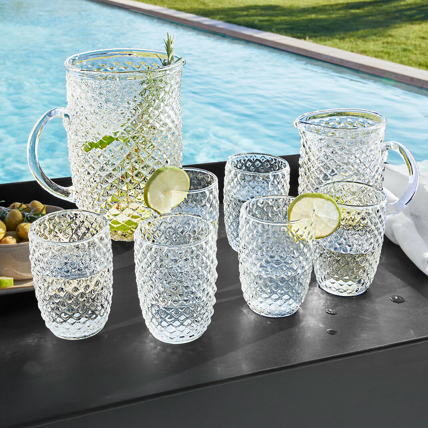 Lot de 6 verres Ivorias