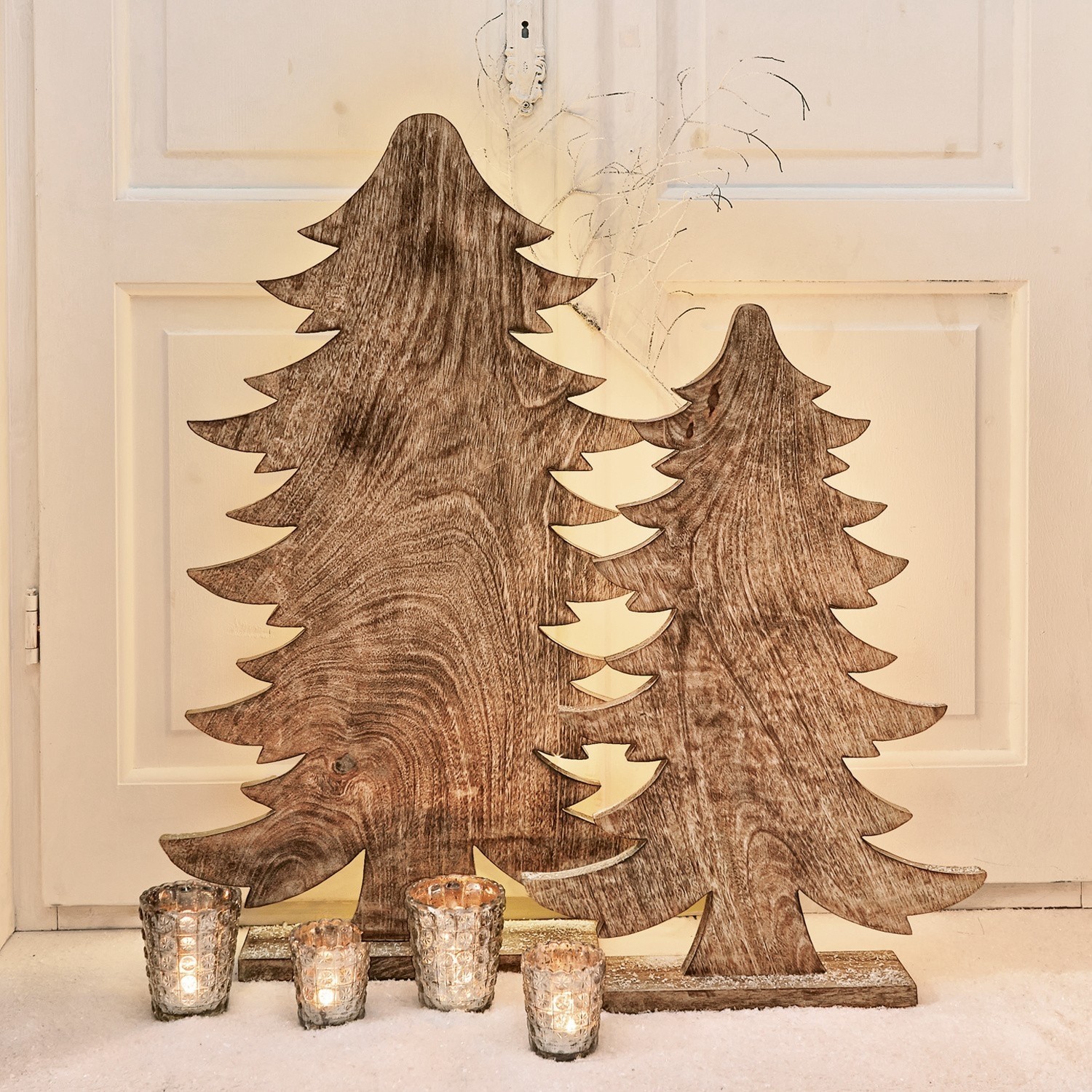 Lot de 2 arbres décoratifs Leadan