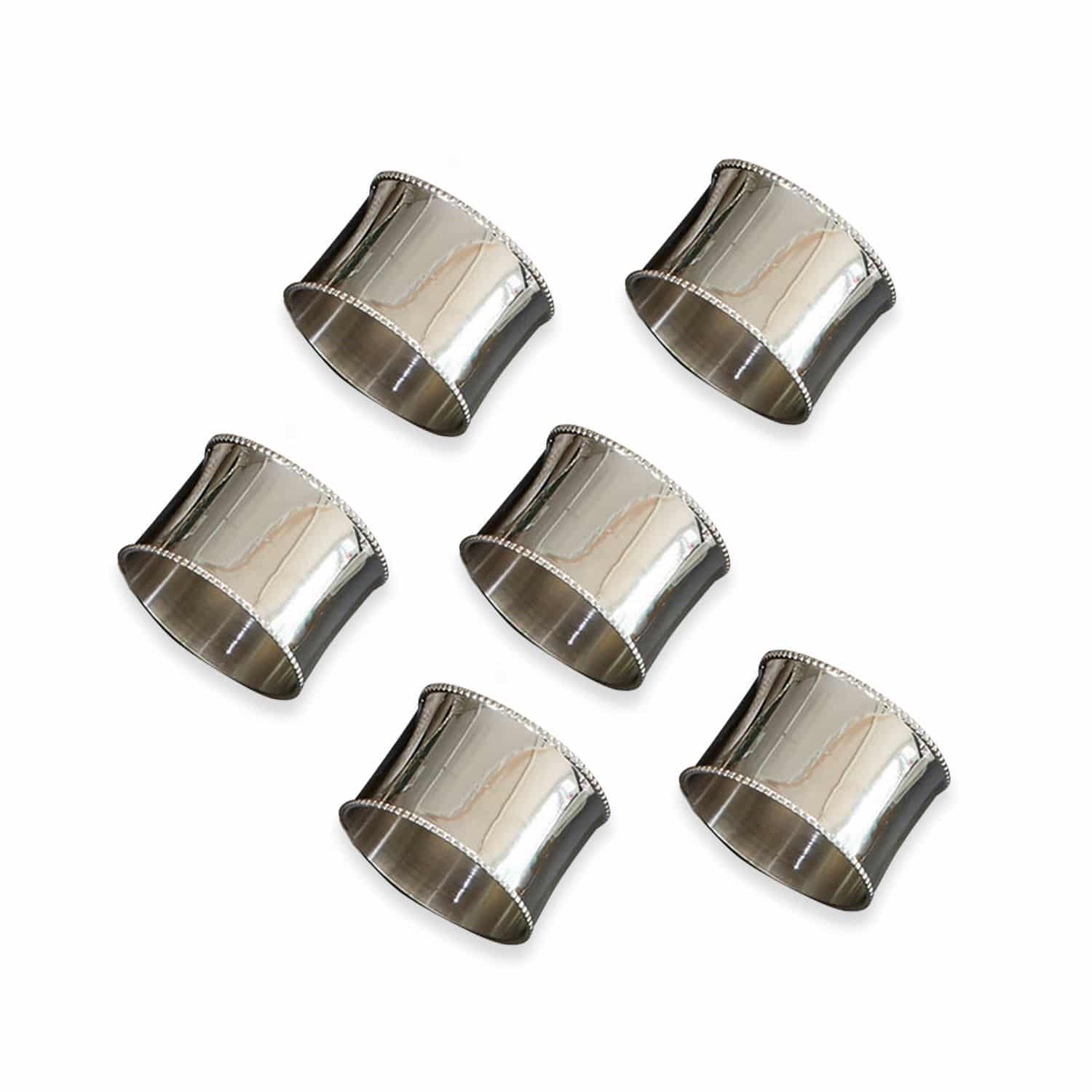 Lot de 6 ronds de serviettes Glannor