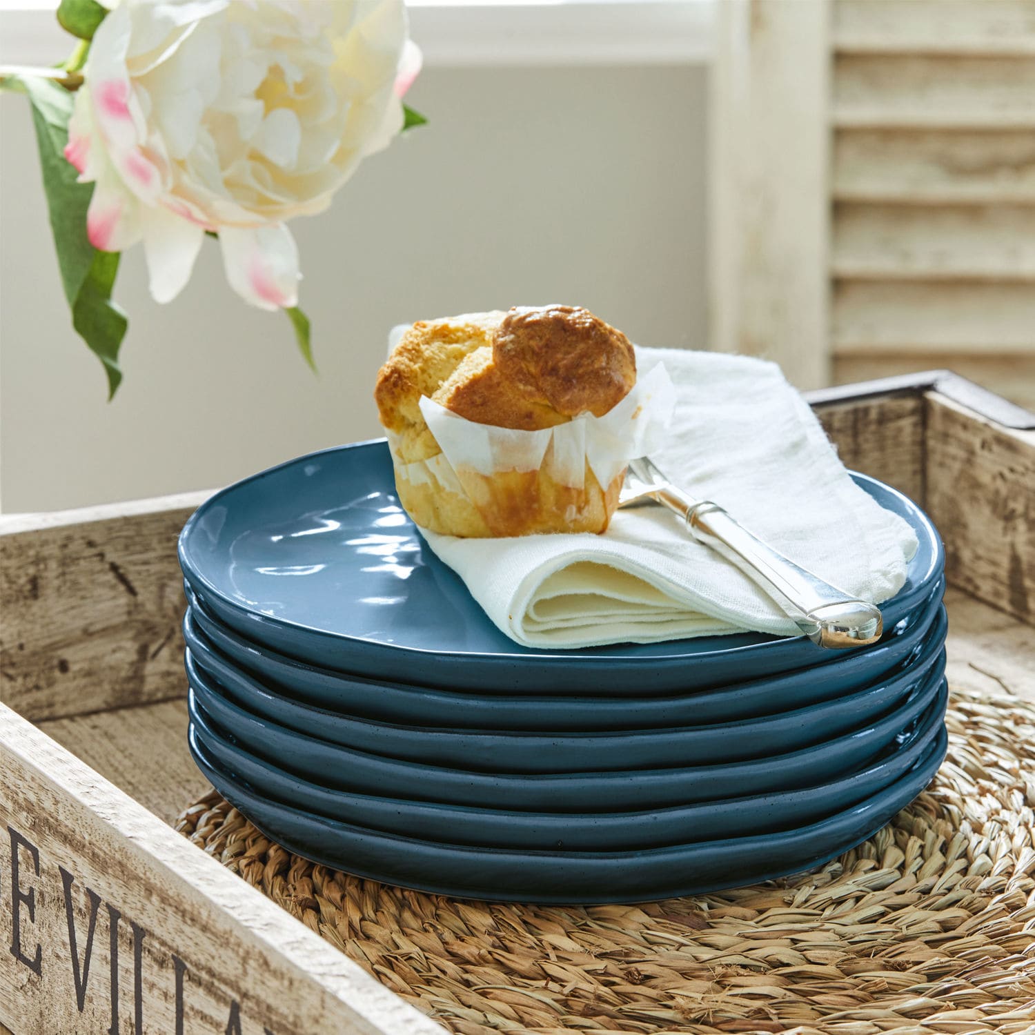 Lot de 6 assiettes à dessert Biarré