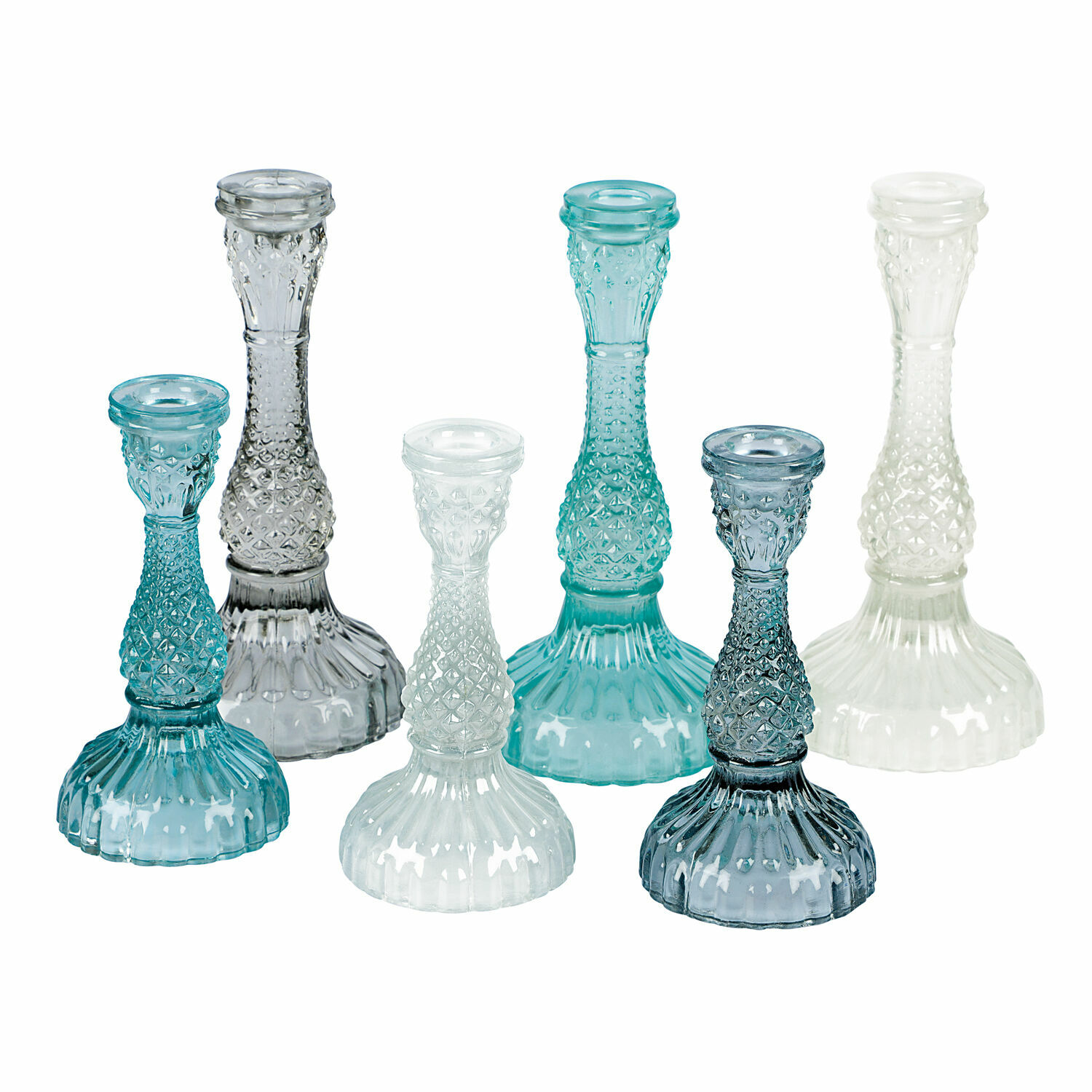 Lot de 6 bougeoirs Moana