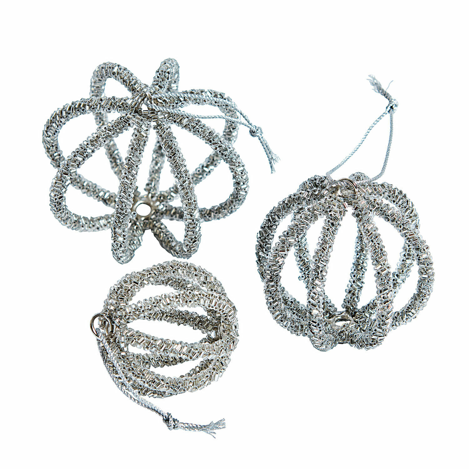 Lot de 3 décorations de Noël Stade