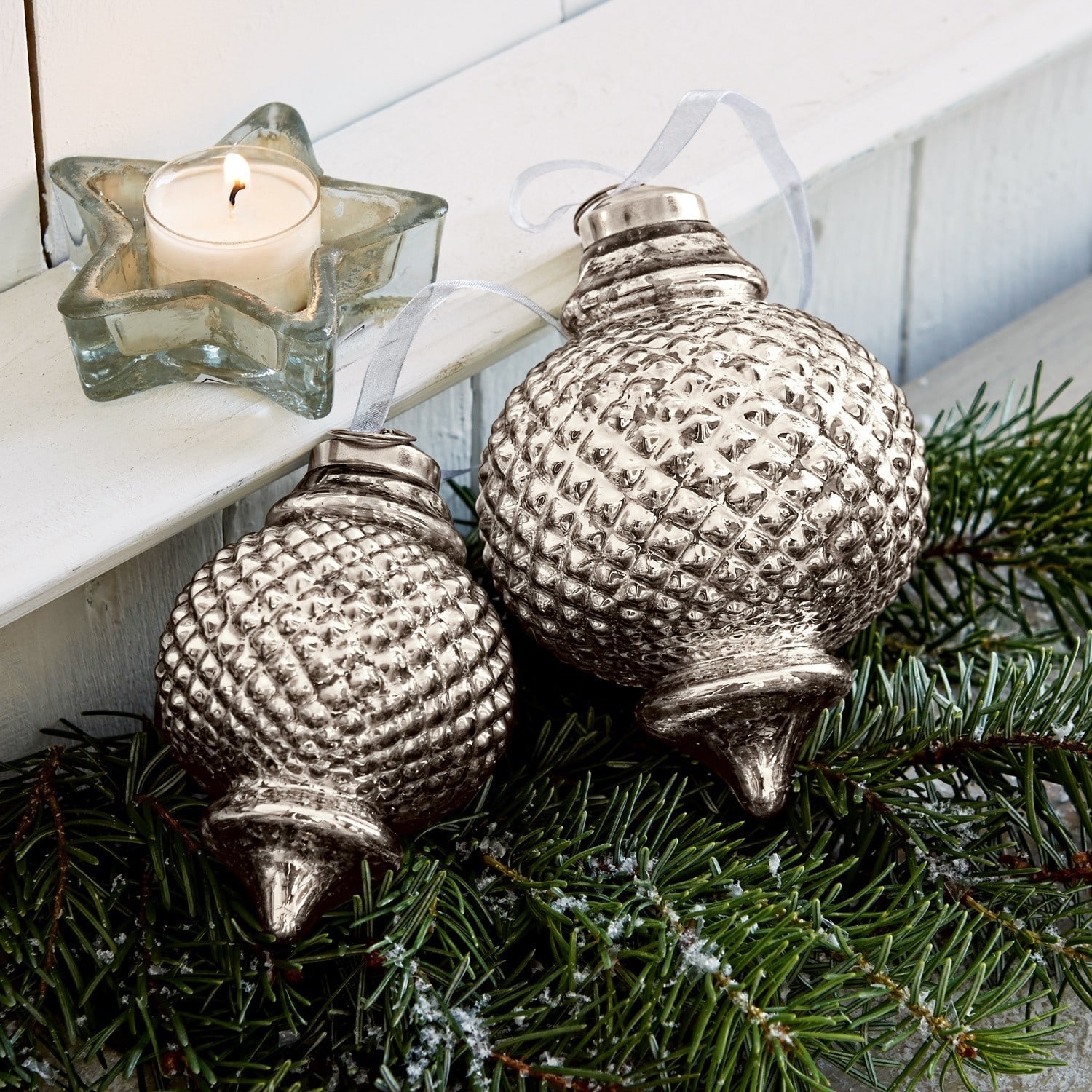 Lot de 6 décorations de Noël Planty