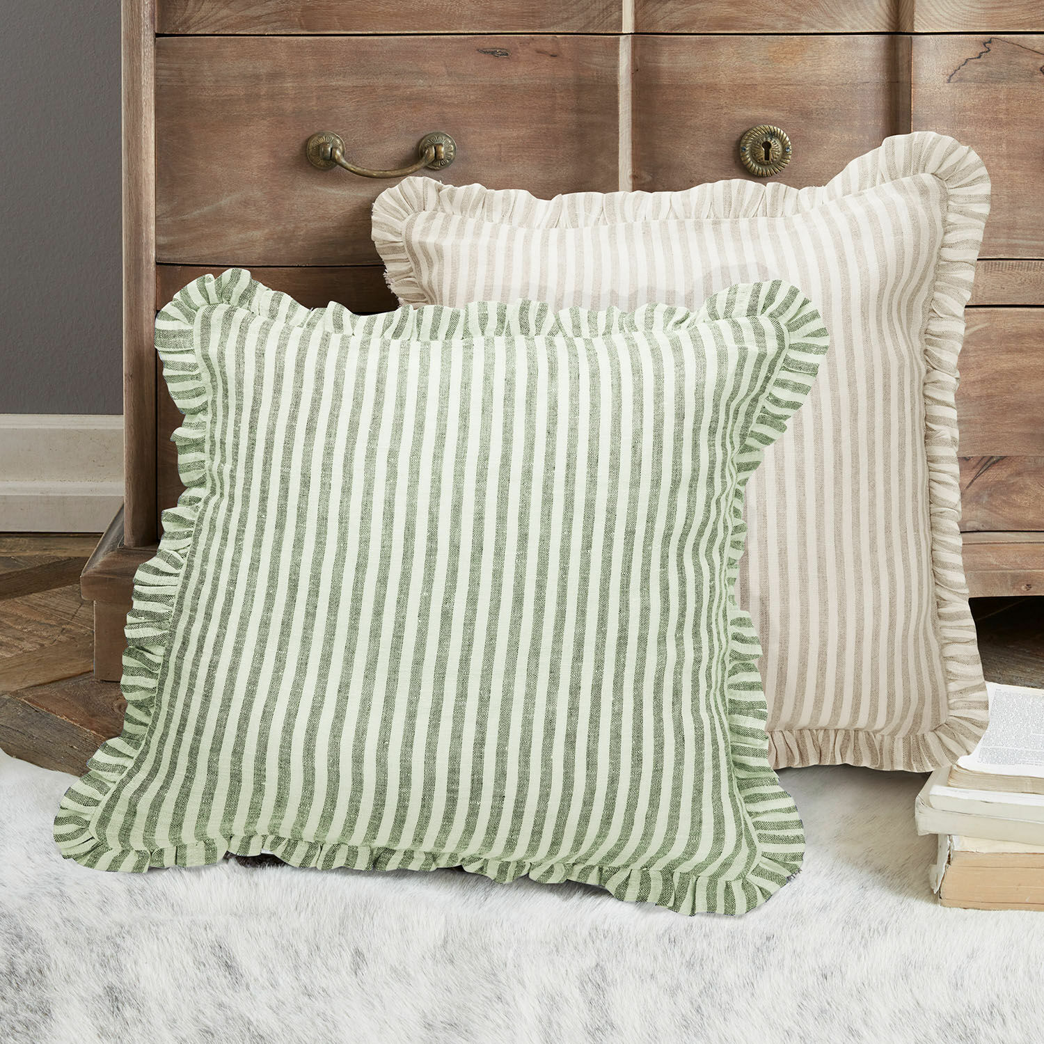 Lot de 2 housses de coussins Brenda