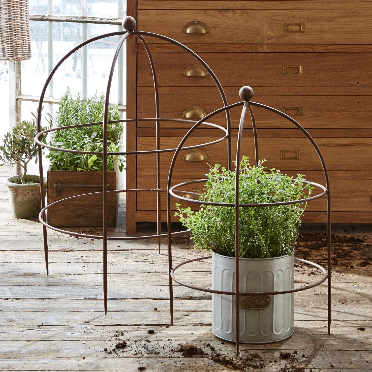 Lot de 2 treillages Cristan