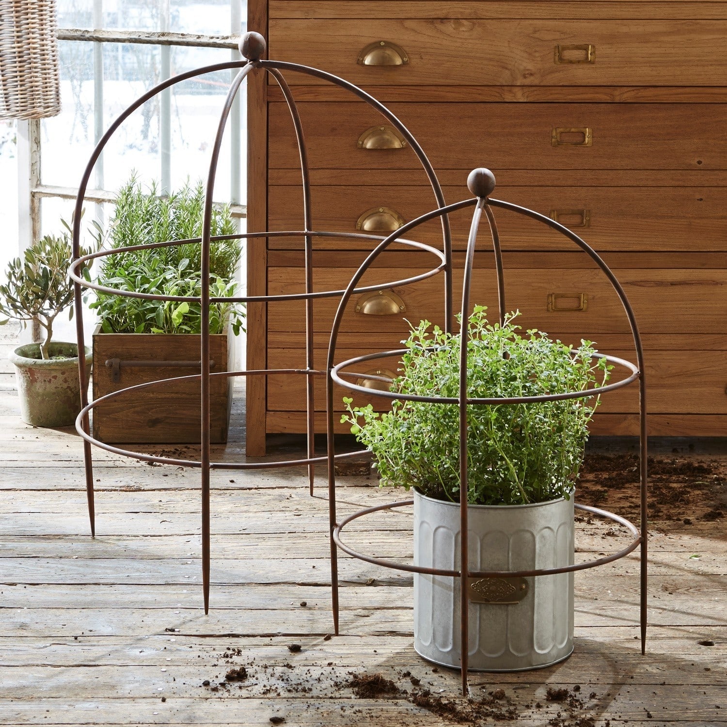 Lot de 2 treillages Cristan