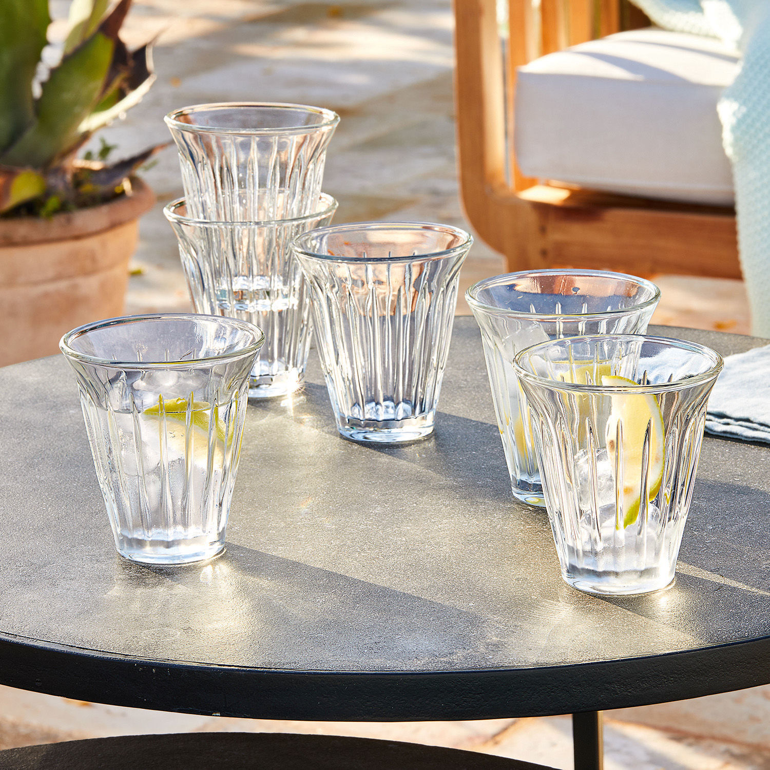 Lot de 6 verres Lesly