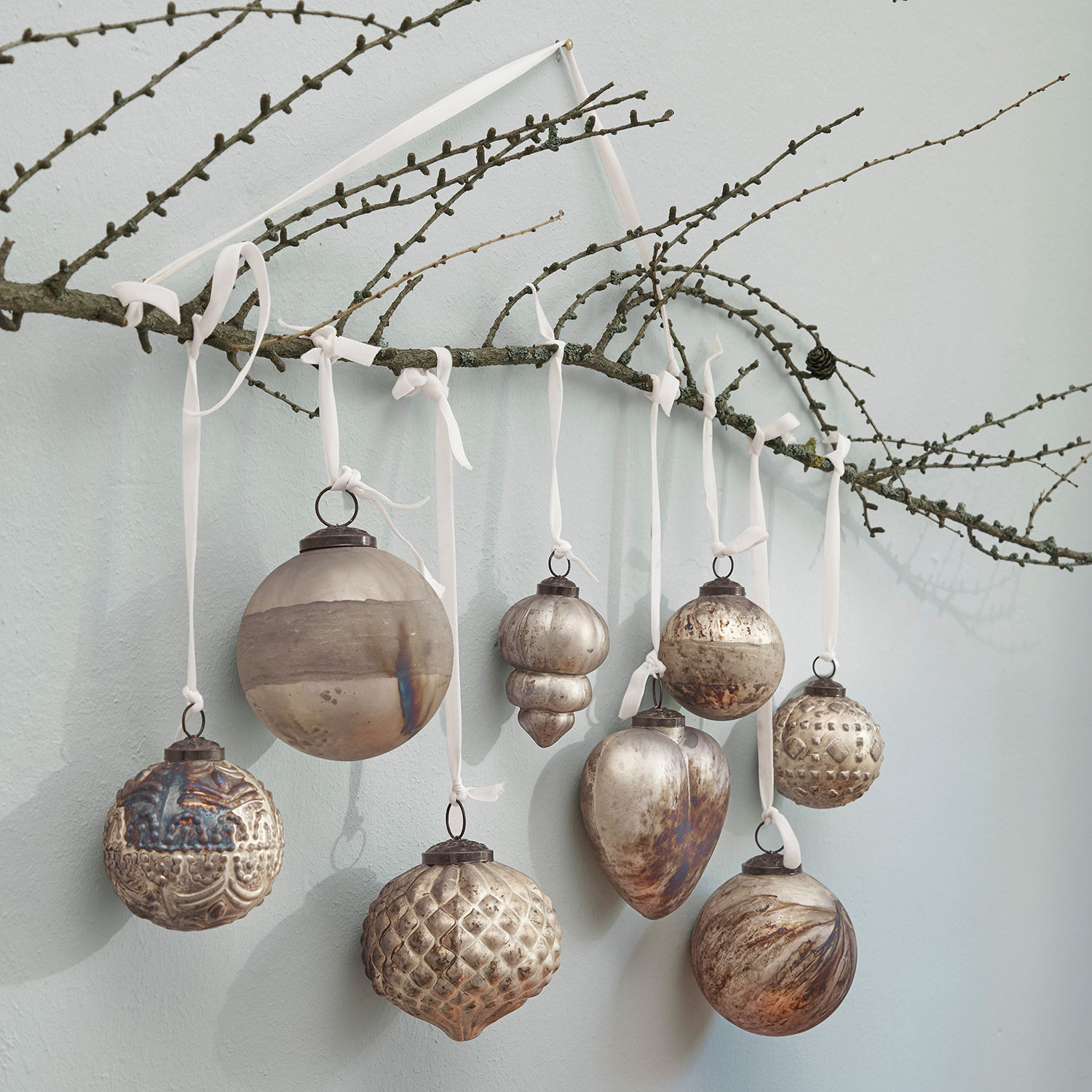 Lot de 8 décorations de Noël Lethem