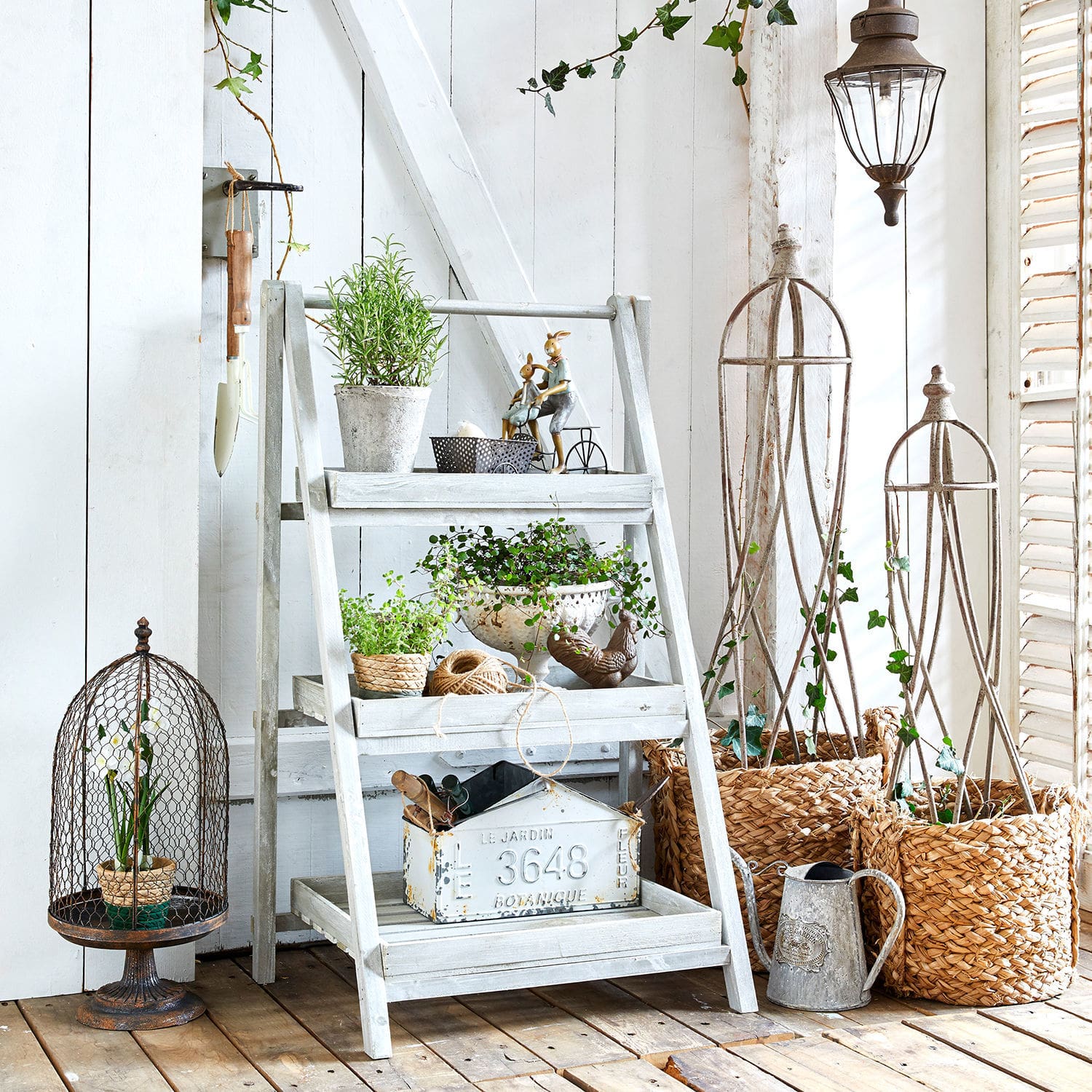 Escalier pour plantes Étape