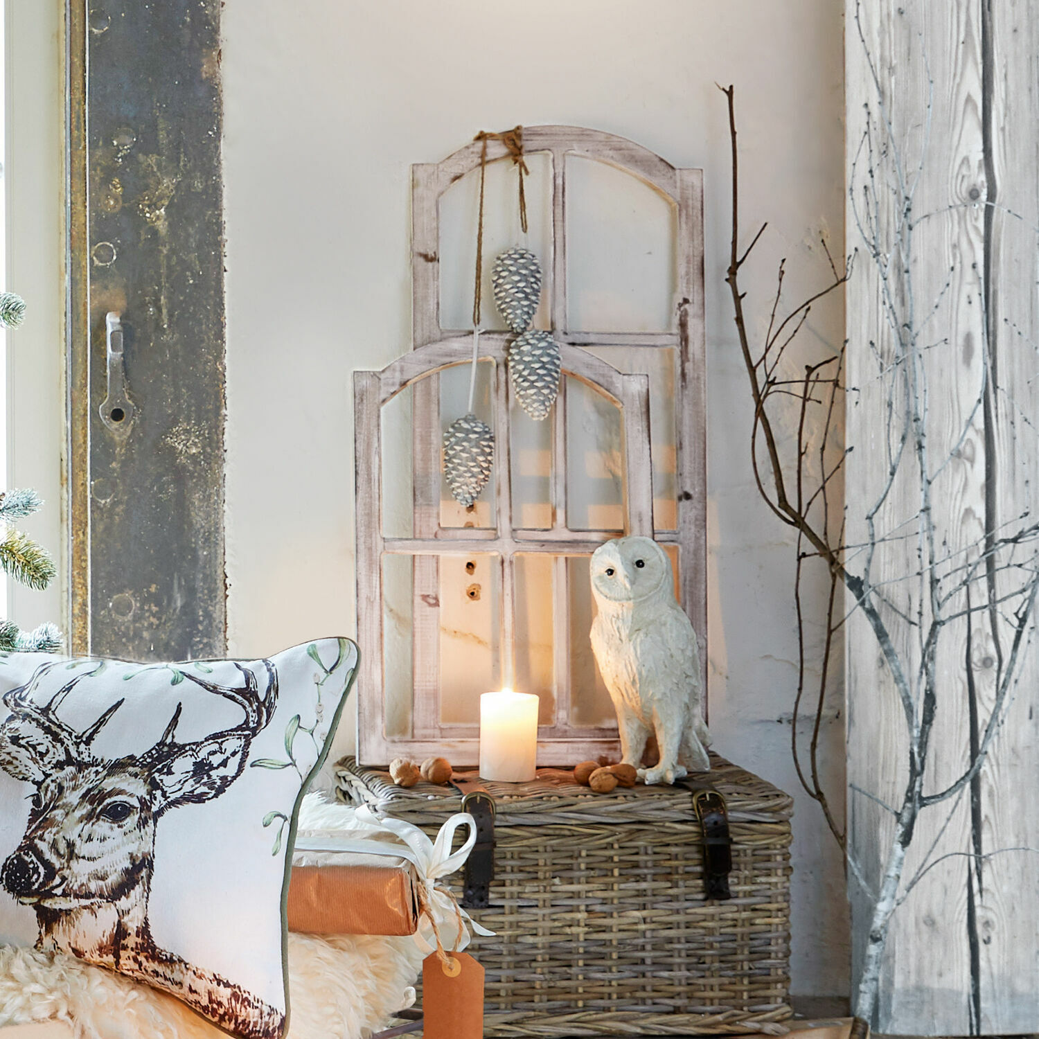 Lot de 2 fenêtres décoratives Parakou