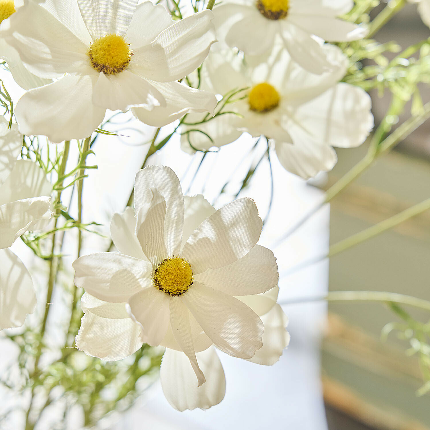 Lot de 6 fleurs décoratives Lunavelle