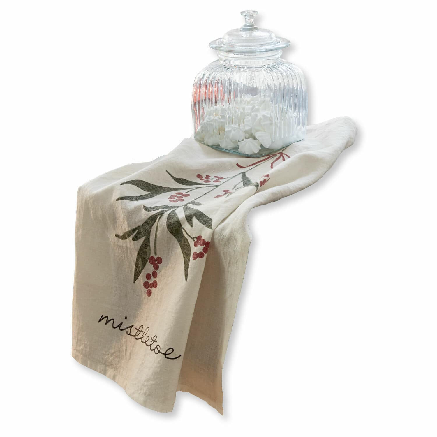 Lot de 2 torchons Mistletoe