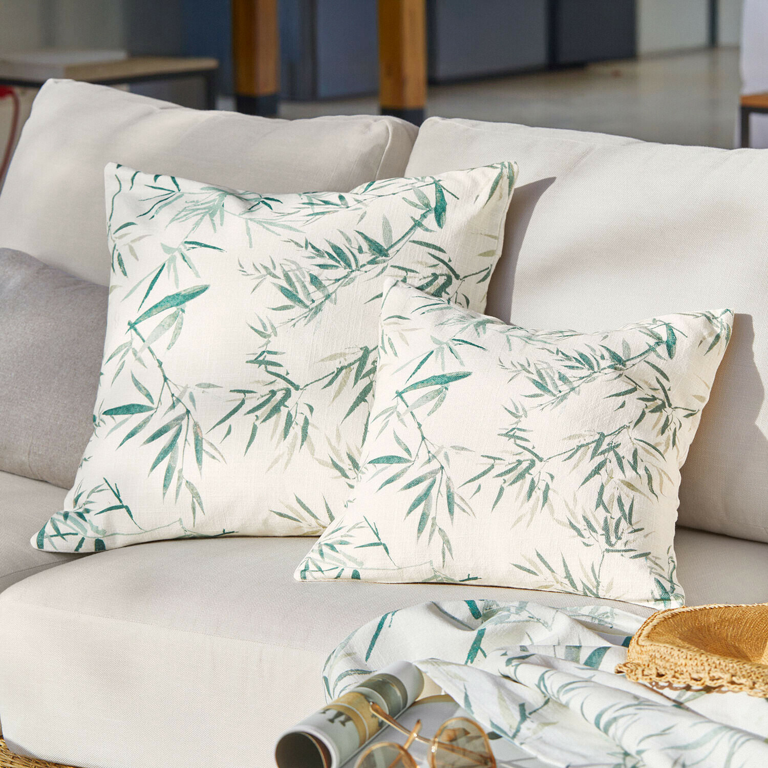 Lot de 2 housses de coussins Clarisa